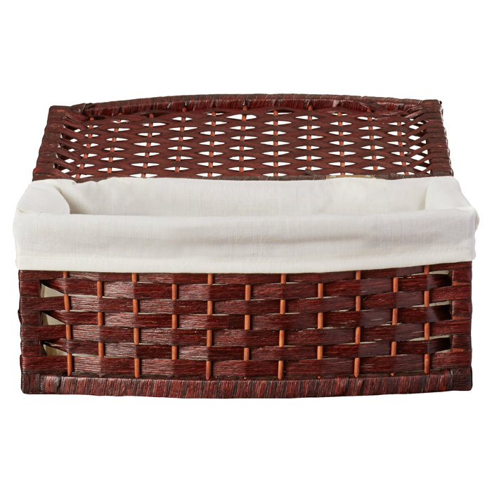 Red Barrel Studio® Curved Wicker Basket & Reviews Wayfair